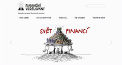 Desktop Screenshot of financnivzdelavani.cz